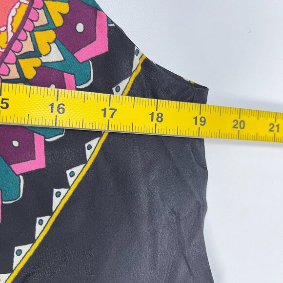 $465 NWOT JOHNNY WAS JADE Silk Blend NADIA Halter Floral Maxi Dress Size S - Picture 11 of 12